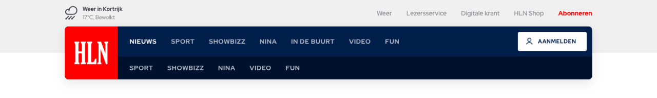 Navigatie redesign van HLN.